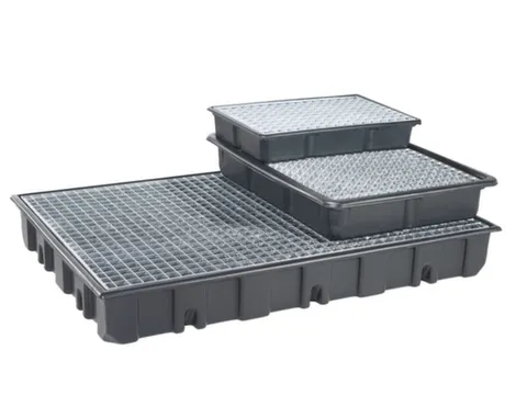 PE-opvangbak,v. kleinemballage,opvangvol. 50l,HxBxD 130x600x800mm