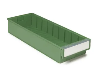 Stellingbak HxLxB 82x500x186mm 5 3l duurzaam kunststof groen - 2