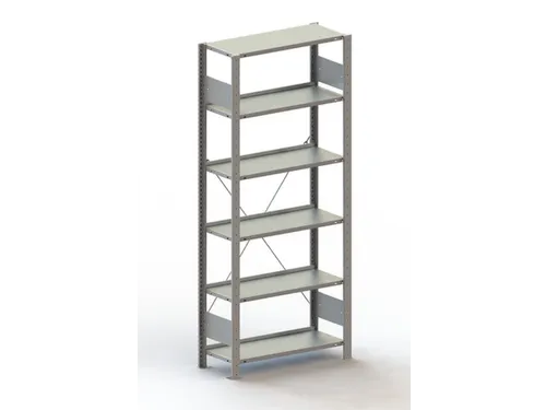 Inhaakstelling Basisveld 1850x806x336mm 6legborden 80kg Verzinkt