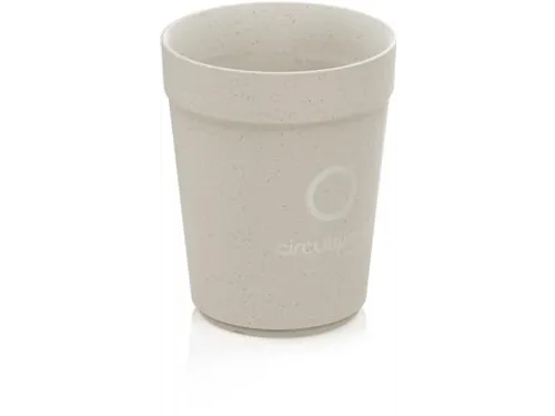 Circulware beker 300 ml PP beige, pak 24 stuks