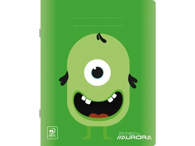 Splendid schrift, 36 bladzijden, ft 165x210mm, gelijnd 8 mm assorti