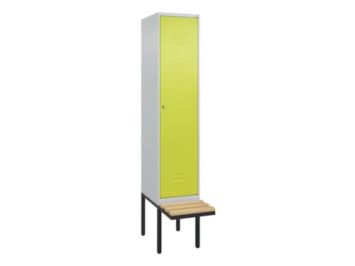 locker voor scheiding van kleding,HxBxD 2120x400x815mm,1vak