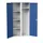 Lockerkast 2000x1050x550mm 4 vakken, dubbele vleugeldeur, RAL5010