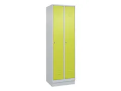 locker,HxBxD 1950x600x500mm,2vak,vak B 300mm,cil.-slot,sokkel