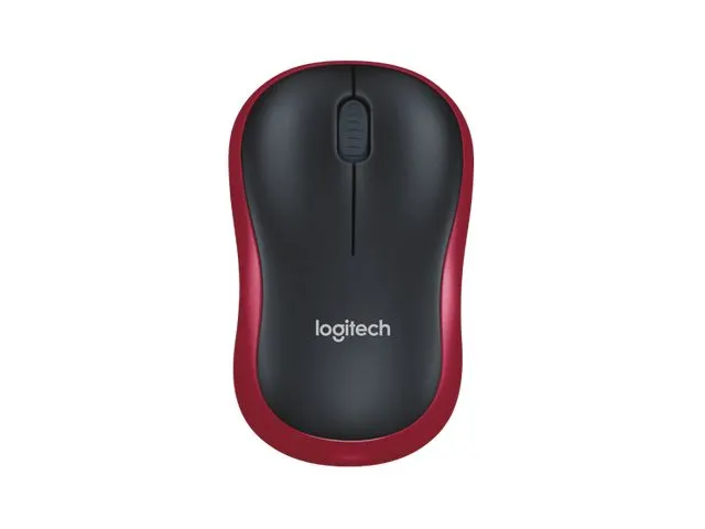 Logitech LGT-M185R Draadloze Muis Rood
