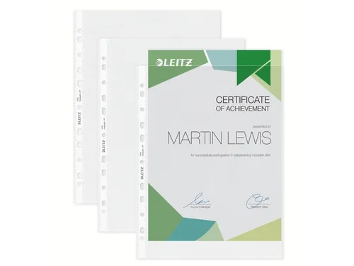 Showtas Leitz 4704 A4 11-gaats PP 0.10mm generfd