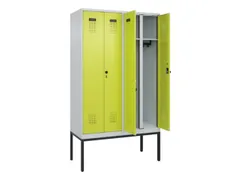 locker voor scheiding van kleding,HxBxD 2120x1200x500mm,4vak