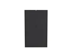 Claudius PLUS Roldeurkast 198x120 Zwart 4 Legborden