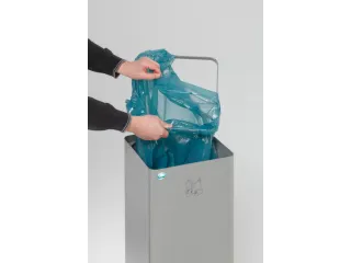 afvalverzamelaar,1x70l,HxBxD 796x320x320mm,klemring - 3