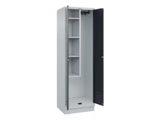 schoonmaakkast,HxBxD 1950x600x500mm,links 4vakken - 2
