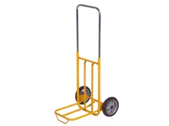 steekwagen,draagverm. 50kg,steekplaat BxD 270x310mm,stalen buis,geel