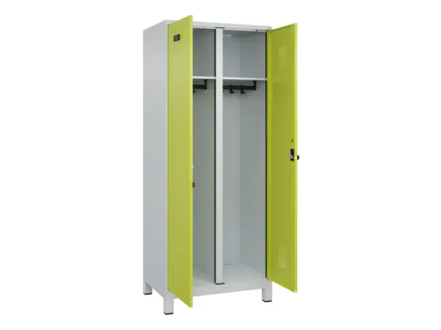 locker voor scheiding van kleding,HxBxD 1950x800x500mm,2vak