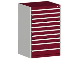 ladekast,HxBxD 1200x800x650mm,10lade(n),lade voor zware lasten - 1