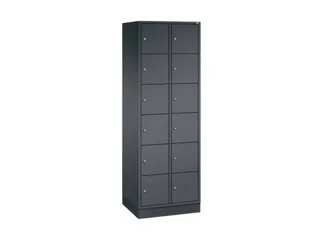 lockerkast,HxBxD 1950x620x500mm,2x6vakken,cil.-slot,sokkel - 2