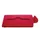 Deksel Rubbermaid Slim Jim Recyclestation gesloten rood