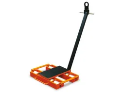 Onderwagen 12t Steunplaat Lxb 400x220mm 8 Stalen Wielen Zwenkbaar