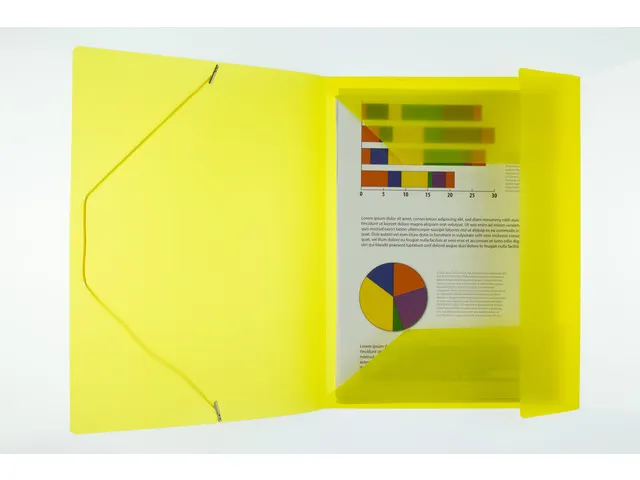 Elastomap Kangaro A4 PP transparant geel