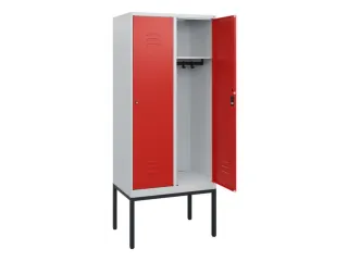 locker,HxBxD 1950x800x500mm,2vak,vak B 400mm,cil.-slot,voetonderstel - 2