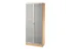 armoire à portes vitrées,HxlxP 2004x800x420mm,poignée ondulée