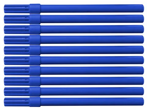 Feutre, 1 Mm, Bleu, Boîte De 10 Pièces