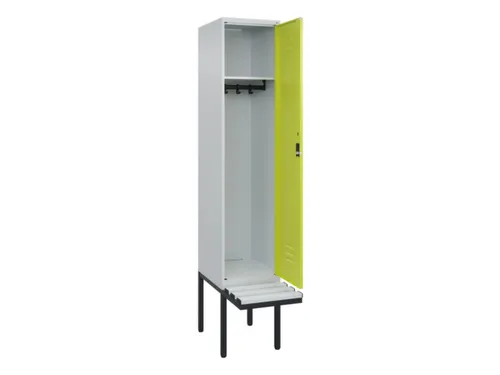 locker met bank,HxBxD 2120x400x815mm,1vak,vak B 400mm,cil.-slot