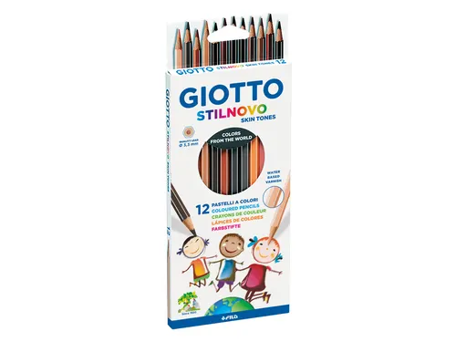 Kleurpotlood Giotto Stilnovo Skin Tones set à 12 kleuren