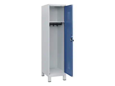 schoollocker,HxBxD 1630x400x500mm,1vak,vak B 400mm,draaigrendel,voeten