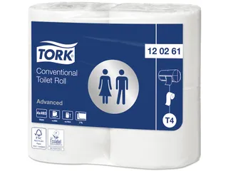 Toiletpapier Tork T4 120261 2-Laags Advanced Xl 4 Rollen 488 Vel - 4