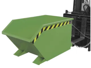 Kiepbak voor spaanders,HxLxB 680x1440x780mm,0,5m³,draagverm. 1000kg - 1