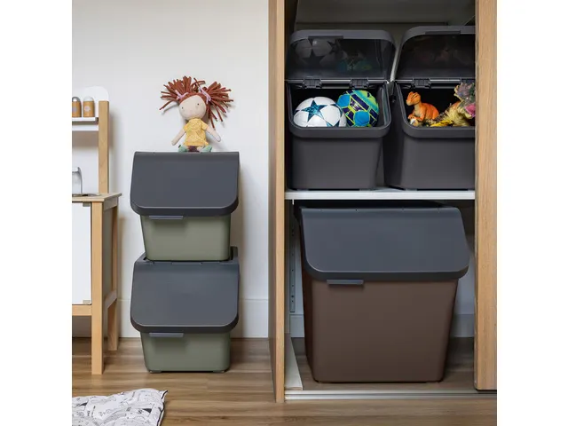 Sigma Home sorteer unit 60L bruin - 49,3x38,8x44,8cm