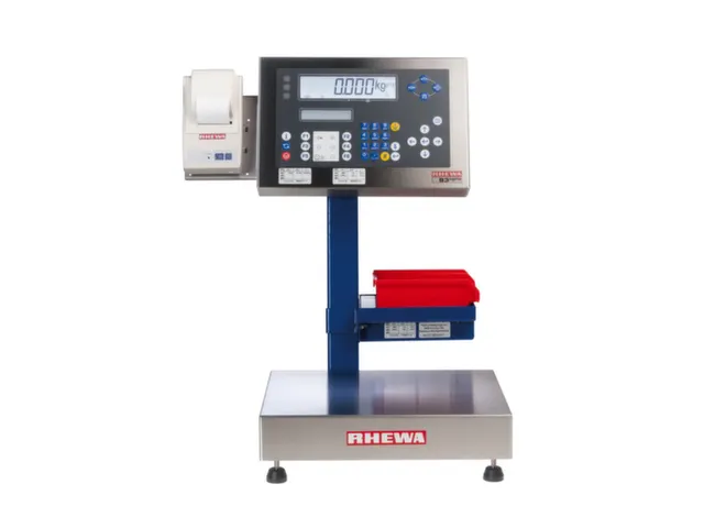 Telweegschaal-installatie,platform BxD 350x280mm,RVS,weegbereik 1-15kg