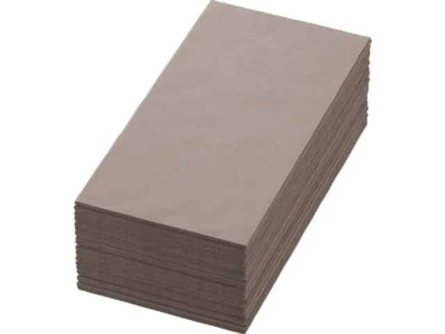 Bio Dunisoft servet 40x40cm Greige 360 Stuks
