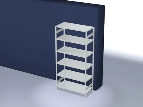 systeemstelling,grondveld,HxBxD 2500x1360x635mm,vakl. 240kg