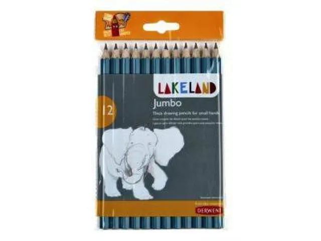 Lakeland grafietpotlood Jumbo HB, pak van 12 stuks