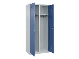 locker voor scheiding van kleding,HxBxD 1850x800x500mm,2vak