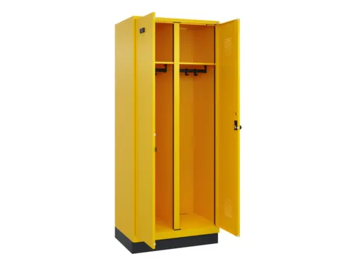 locker voor scheiding van kleding,HxBxD 1950x800x500mm,2vak