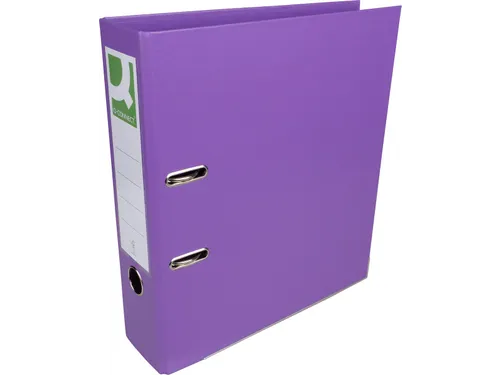 Q-connect ordner 2-rings A4 PP 8cm rug Violet