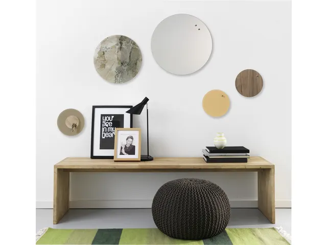 Glasmagneetbord Naga rond 25cm sahara