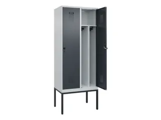 locker voor scheiding van kleding,HxBxD 2120x800x500mm,2vak - 1