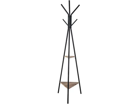 Office Products kapstok Oslo Zwart 6 haken