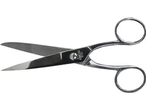 Schaar 15 Cm, Verchroomd, Symmetrische Ogen