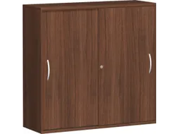 Schuifdeurkast 1150x1200x430mm Romp Noten Decor Front Noten