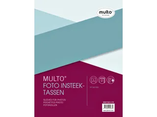 Fototas Multo A4 23-gaats 3-vaks 10x15cm + schrijfstrook PP transparan - 1