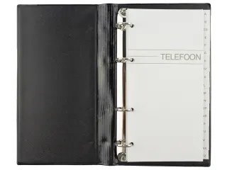 Telefoonalbum Kangaro 215x130mm A-Z 4-rings zwart - 4