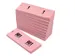 Bloc numéros de 1 à 1000 42x105mm rose10 pièces