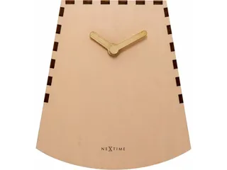 Tafelklok NeXtime Rocky 19.5x18x8.8 cm hout zalm - 2
