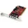 4 Poorts PCI SuperSpeed USB 3.0 Adapterkaart met SATA/SP4 Voeding