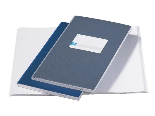 Notitieboek Djois Atlanta gelijmd 330x205 192blz lijn blauw