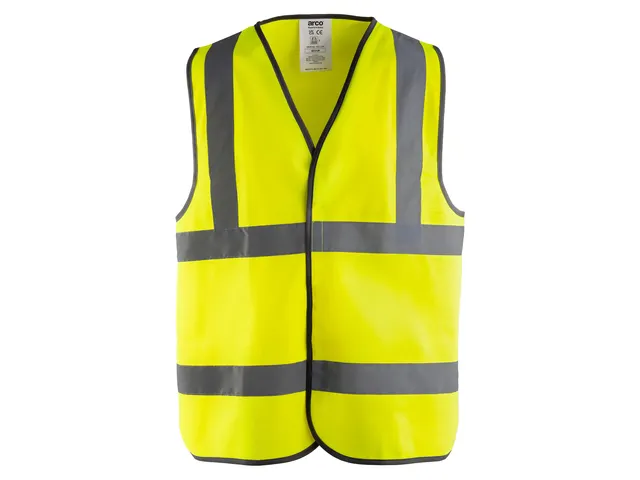 Gilet de sécurité Arco haute visibilité jaune Taille 2XL