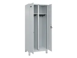 locker voor scheiding van kleding,HxBxD 1950x800x500mm,2vak